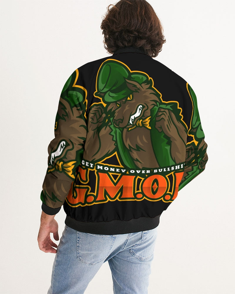 G.M.O.B. Men's Big Bad Wolf Bomber Jacket G.M.O.B HipHop Clothing