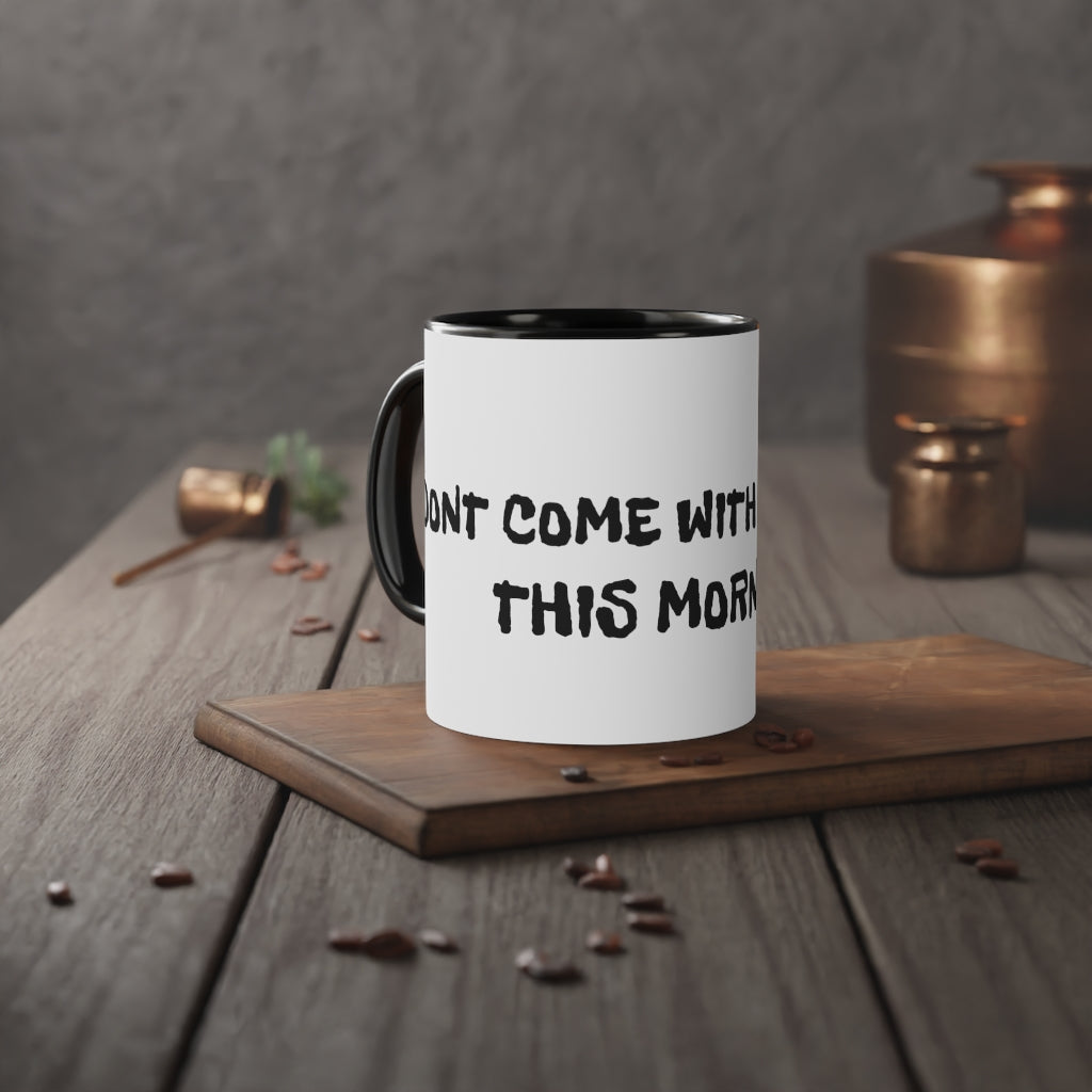 White Accent Mug, 11oz Printify