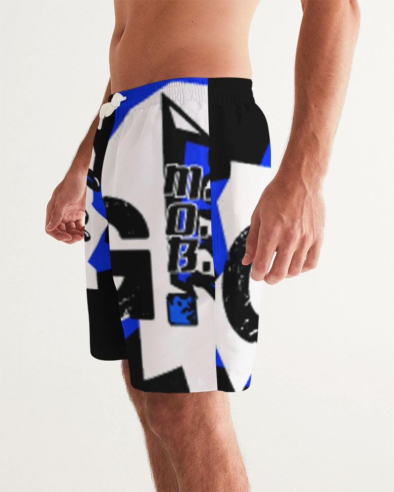 G.M.O.B. Men's Graphic Swim Trunk G.M.O.B HipHop Clothing