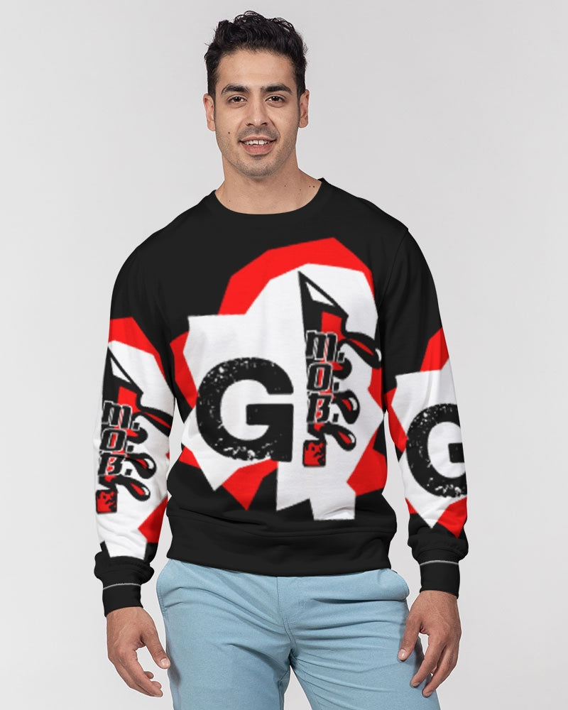 G.M.O.B. Men's Classic French Terry Crewneck Pullover G.M.O.B HipHop Clothing