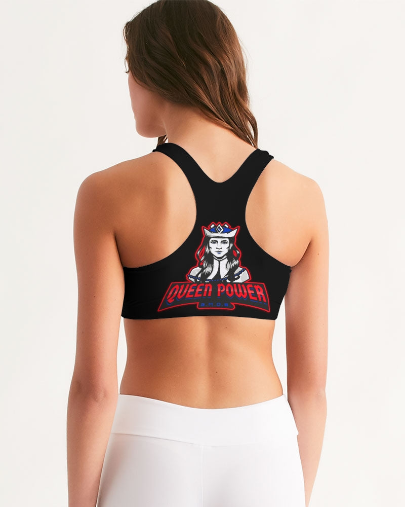 G.M.O.B. Women's Queen Sports Bra G.M.O.B HipHop Clothing