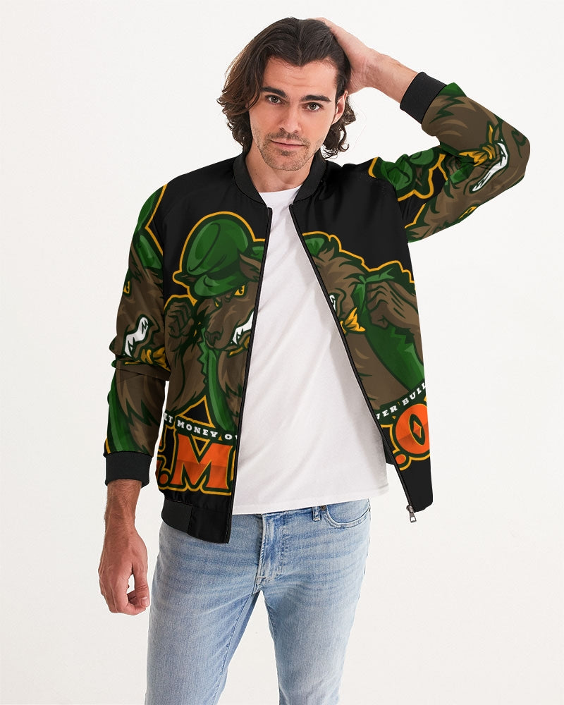 G.M.O.B. Men's Big Bad Wolf Bomber Jacket G.M.O.B HipHop Clothing