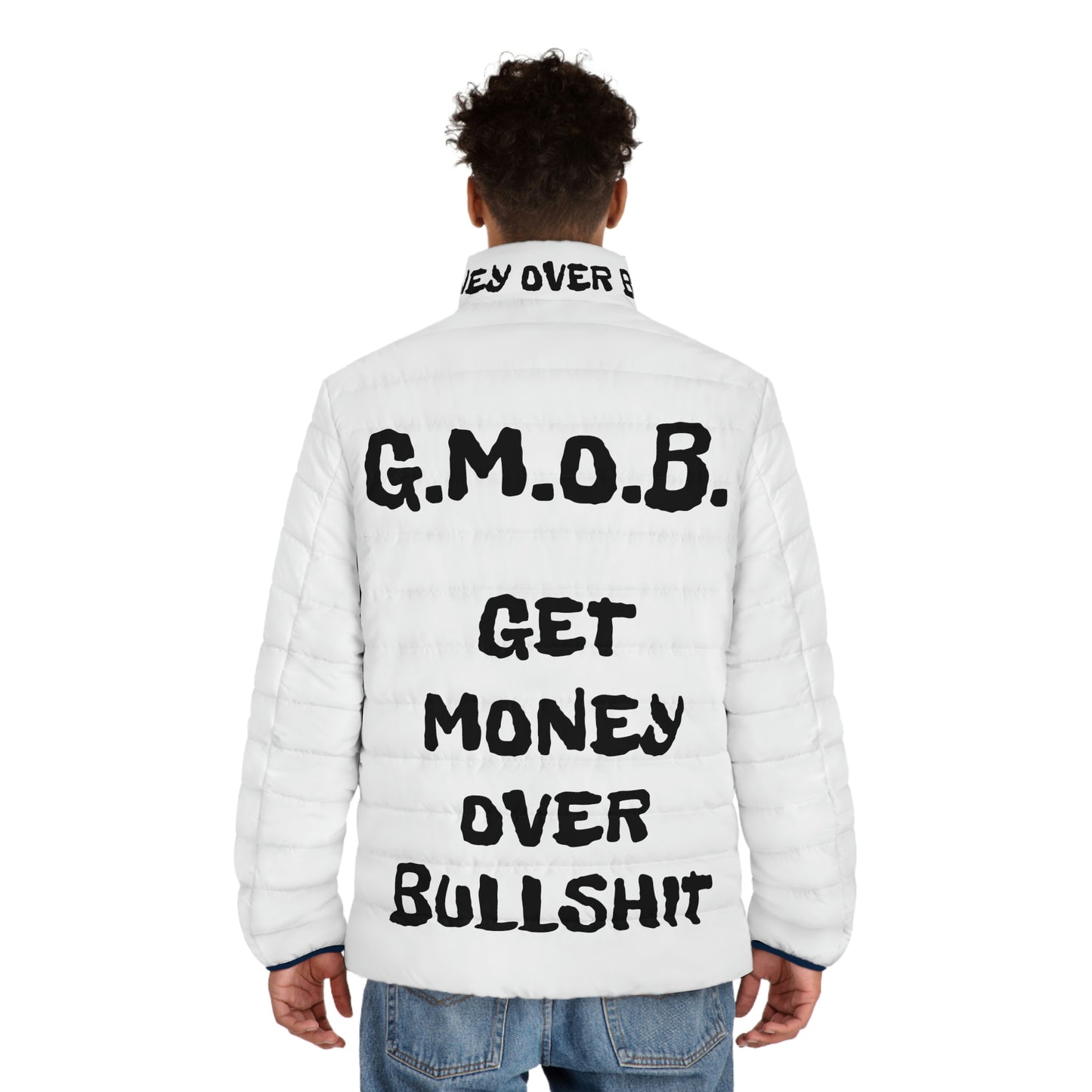 G.M.O.B. Men's Puffer Jacket Printify