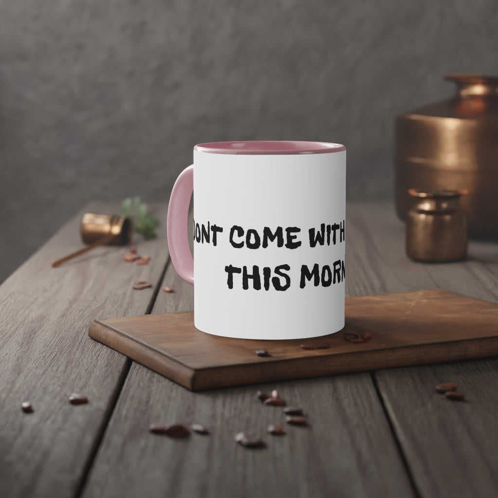 White Accent Mug, 11oz Printify