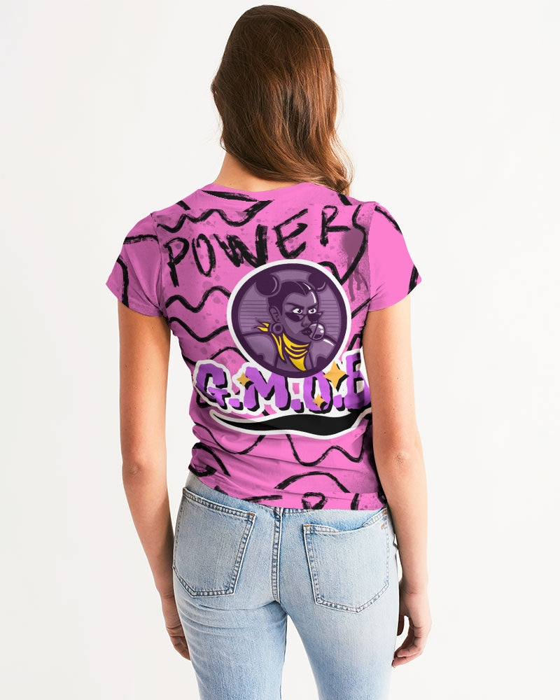 G.M.O.B.  Women's Power T-Shirt G.M.O.B HipHop Clothing