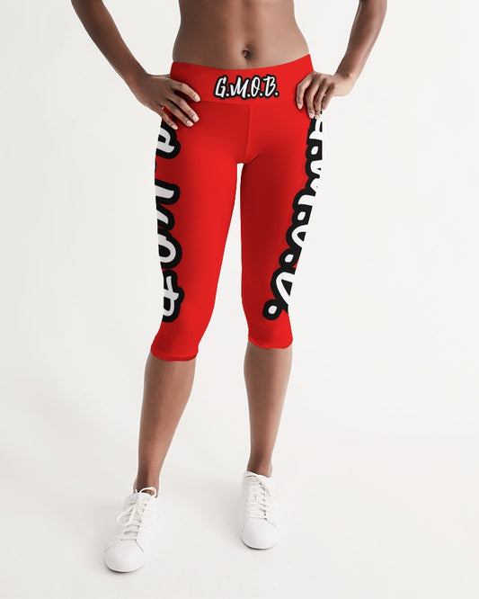 G.M.O.B. LOVE'S Women's Mid-Rise Capri G.M.O.B HipHop Clothing