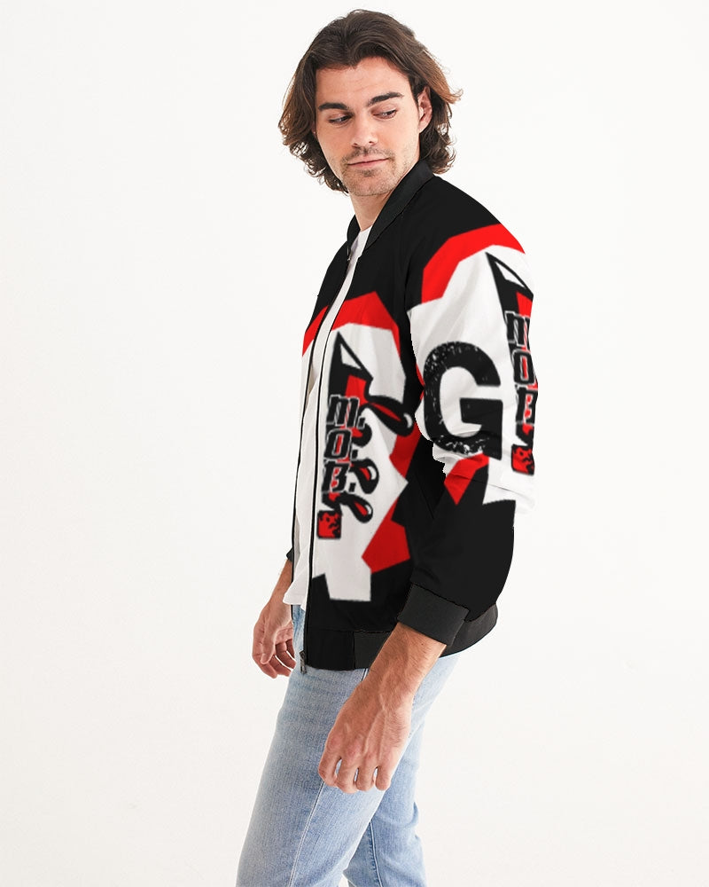 G.M.O.B. Men's Graphics Bomber Jacket (Red) G.M.O.B HipHop Clothing