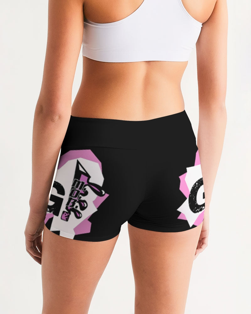 G.M.O.B. Women's Graphics Yoga Shorts G.M.O.B HipHop Clothing