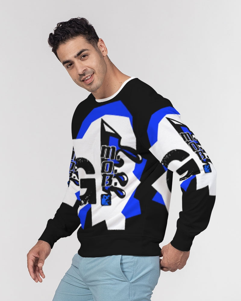 G.M.O.B. Men's Graphics Crewneck Pullover G.M.O.B HipHop Clothing