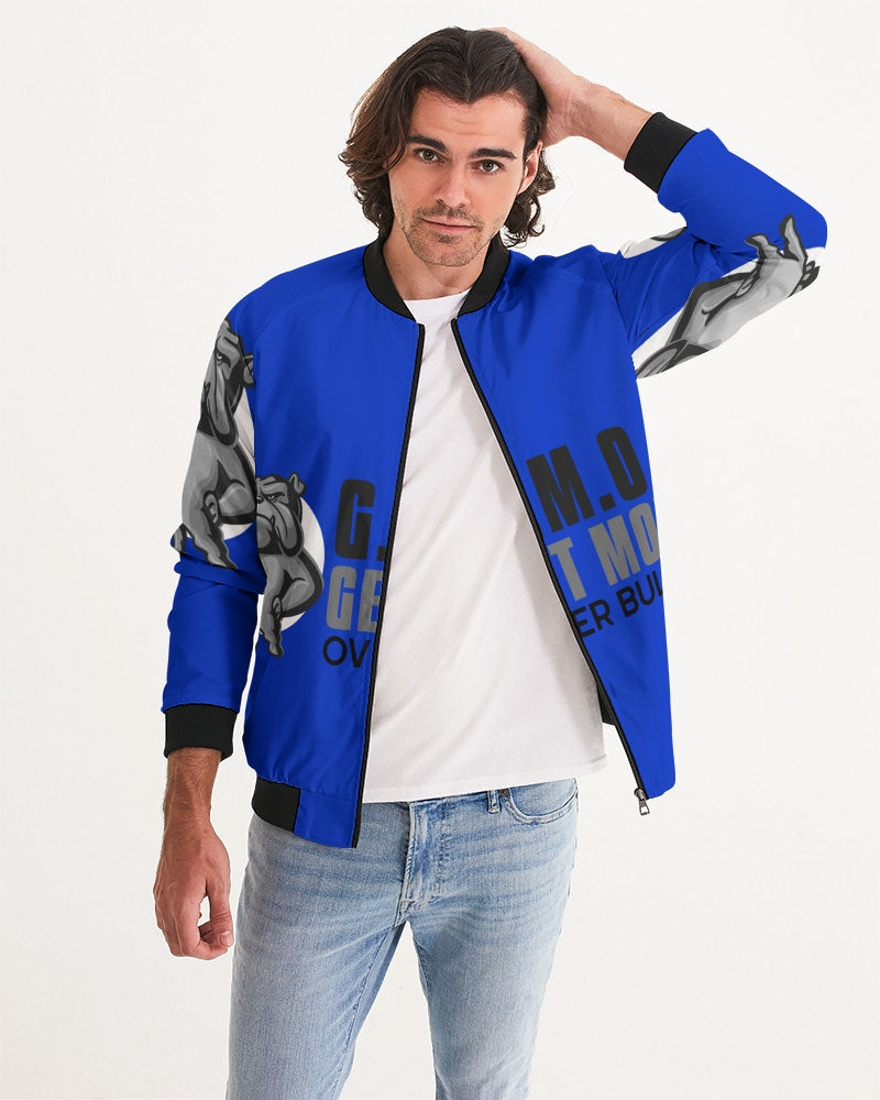 G.M.O.B. Men's Bulldog Bomber Jacket G.M.O.B HipHop Clothing