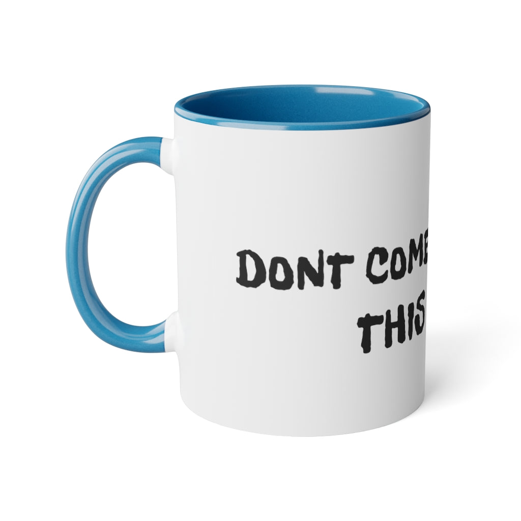 White Accent Mug, 11oz Printify