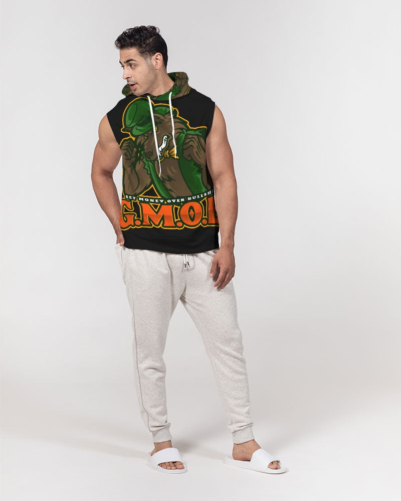 G.M.O.B. Men's Big Bad Wolf Sleeveless Hoodie G.M.O.B HipHop Clothing