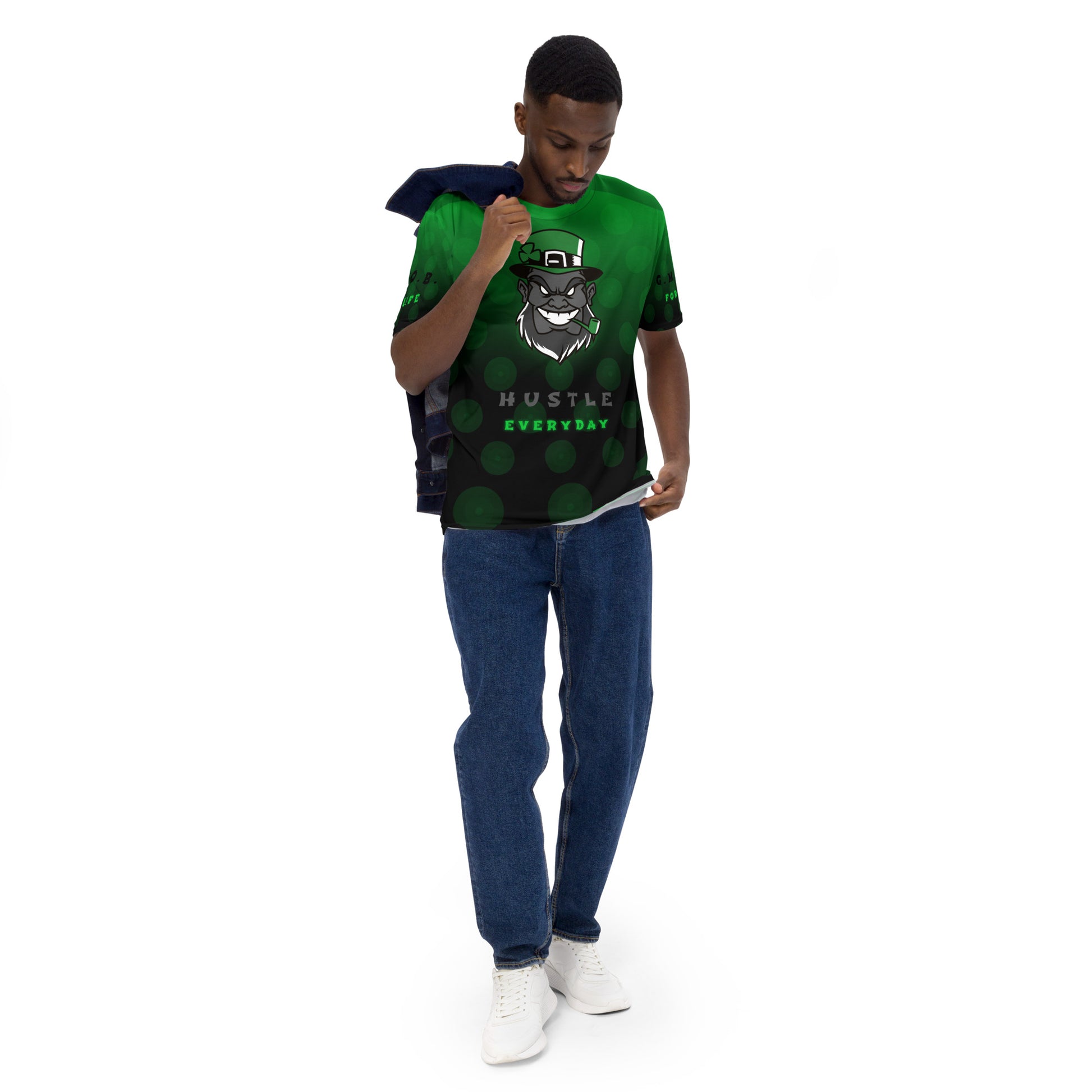 G.M.O.B. Men's Lucky Leprechaun T-Shirt G.M.O.B HipHop Clothing