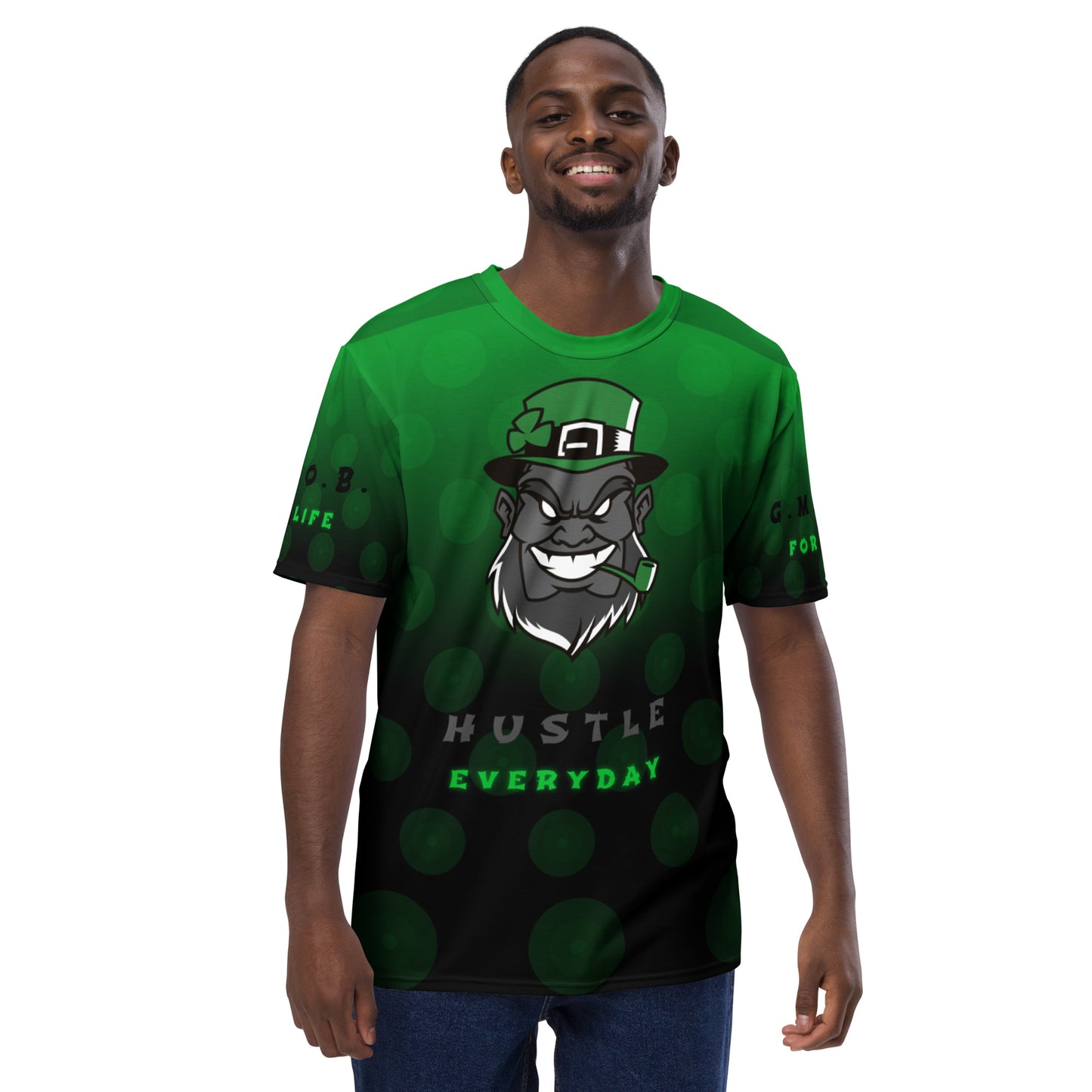 G.M.O.B. Men's Lucky Leprechaun T-Shirt G.M.O.B HipHop Clothing