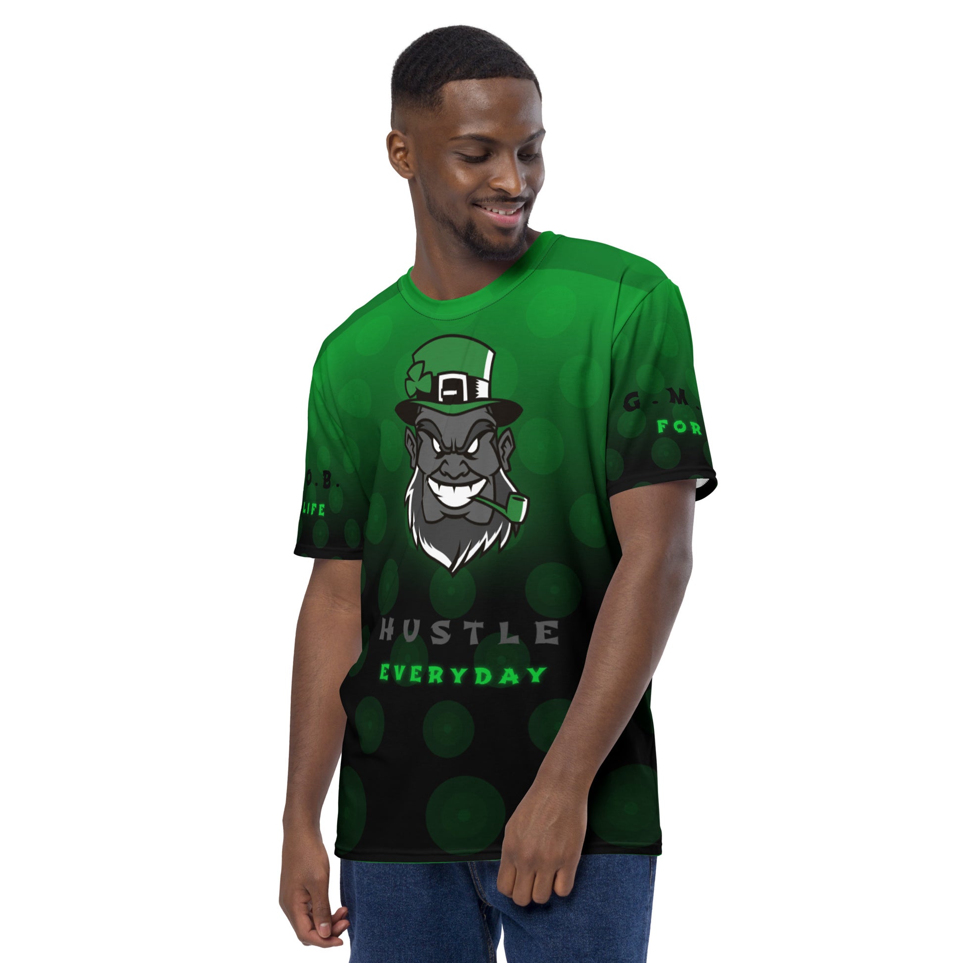 G.M.O.B. Men's Lucky Leprechaun T-Shirt G.M.O.B HipHop Clothing