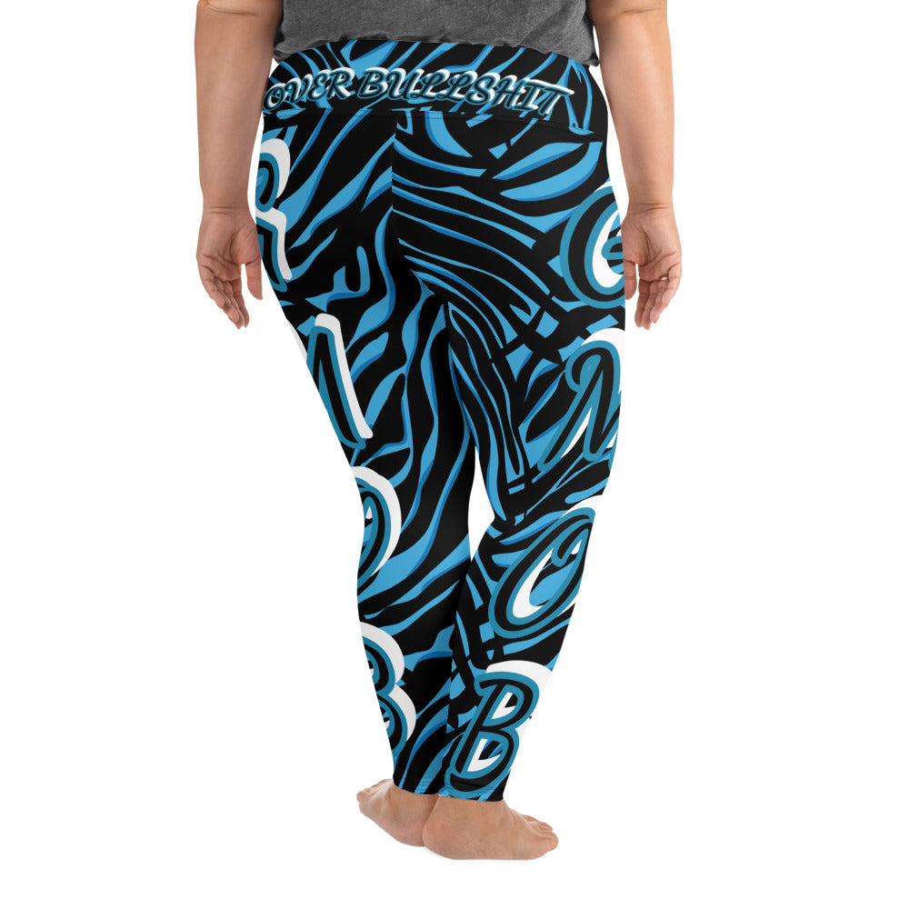 G.M.O.B. Women's True Blue Leggings G.M.O.B HipHop Clothing