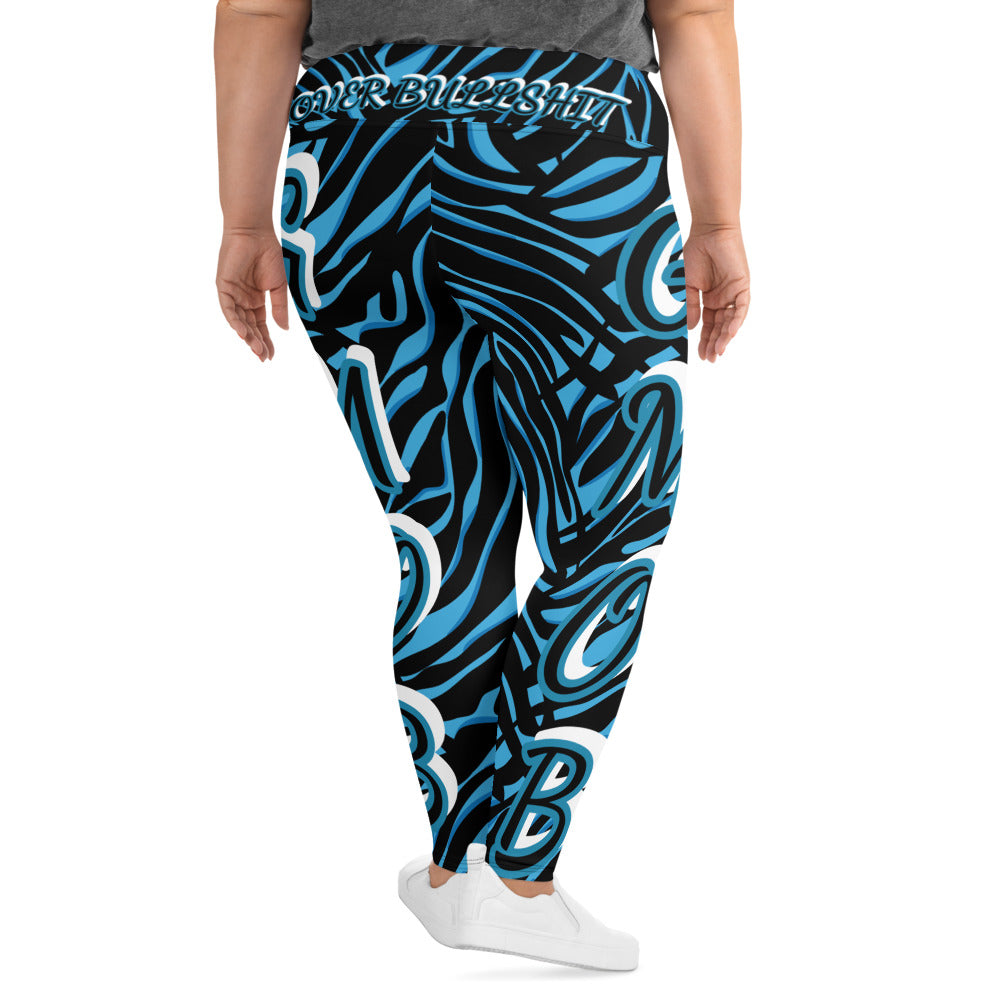 G.M.O.B. Women's True Blue Leggings G.M.O.B HipHop Clothing