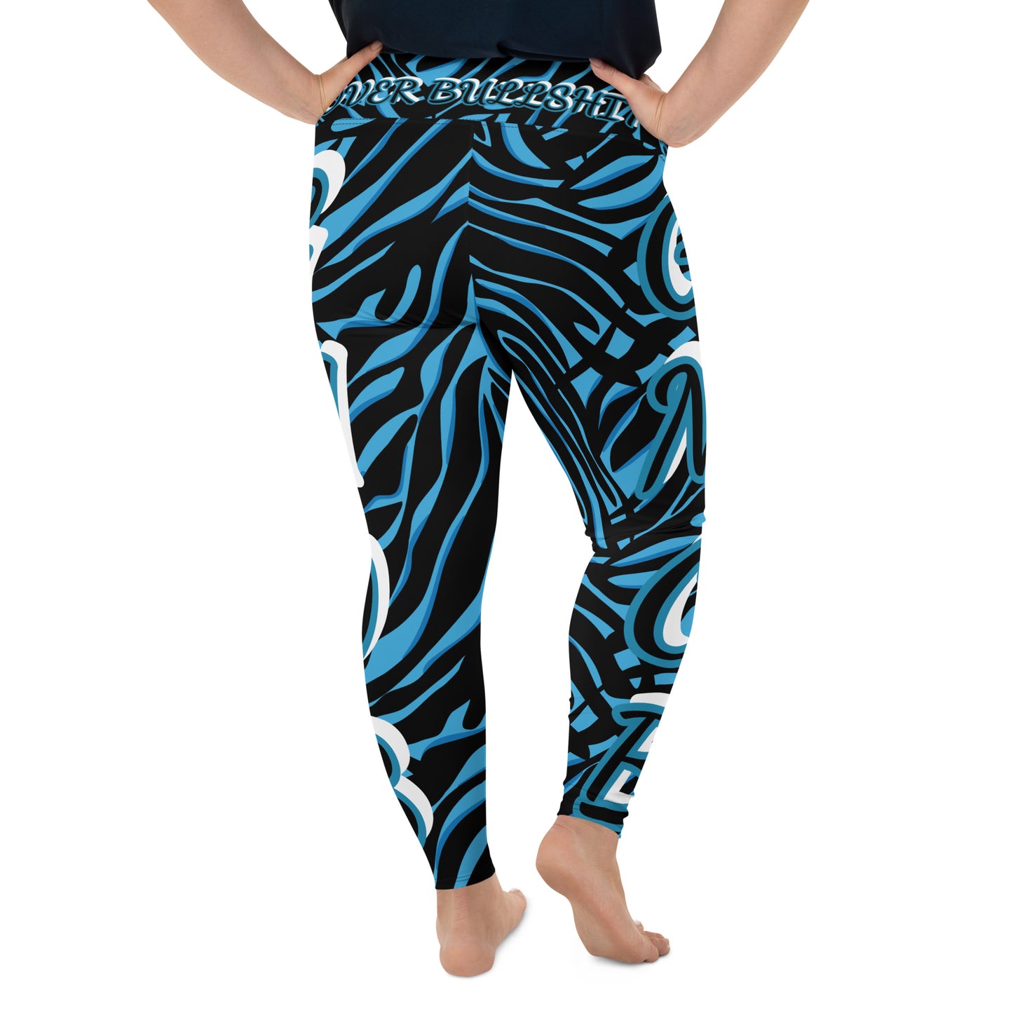 G.M.O.B. Women's True Blue Leggings G.M.O.B HipHop Clothing