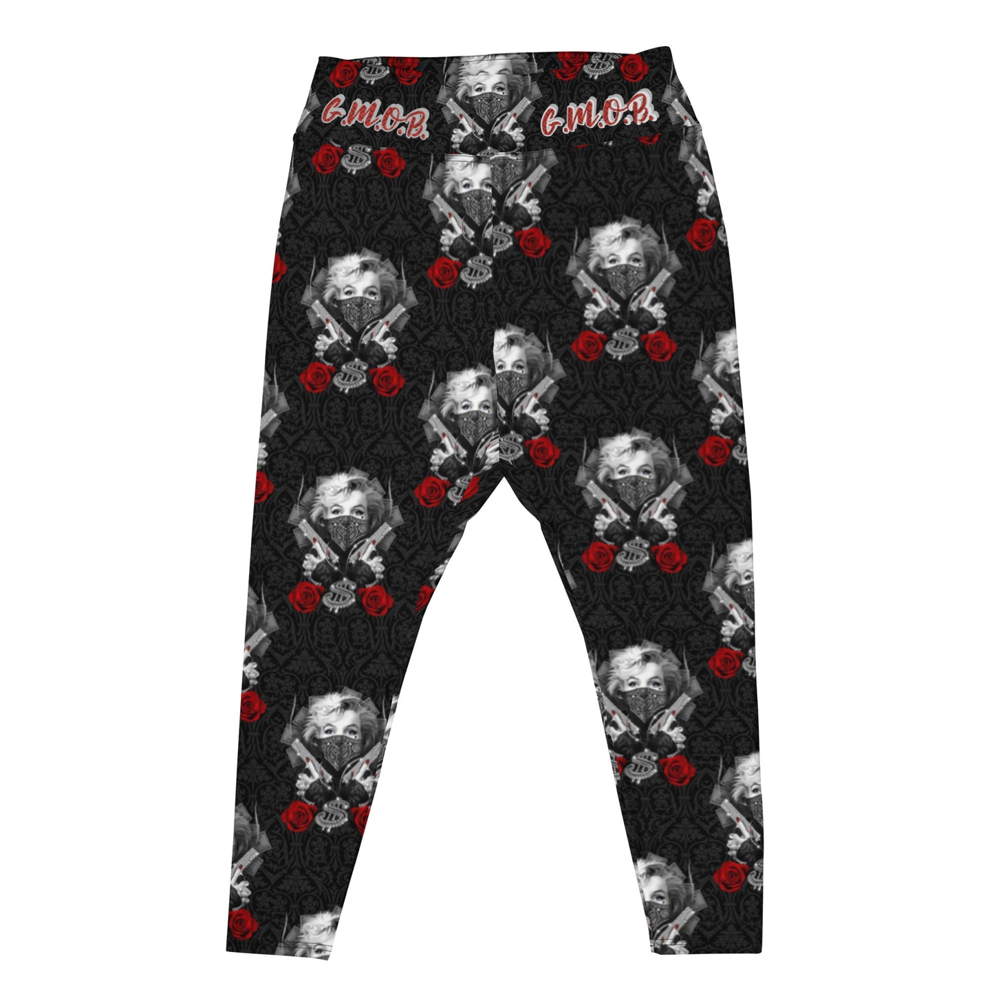 G.M.O.B. Women's Marilyn Monroe Plus Size Leggings G.M.O.B HipHop Clothing