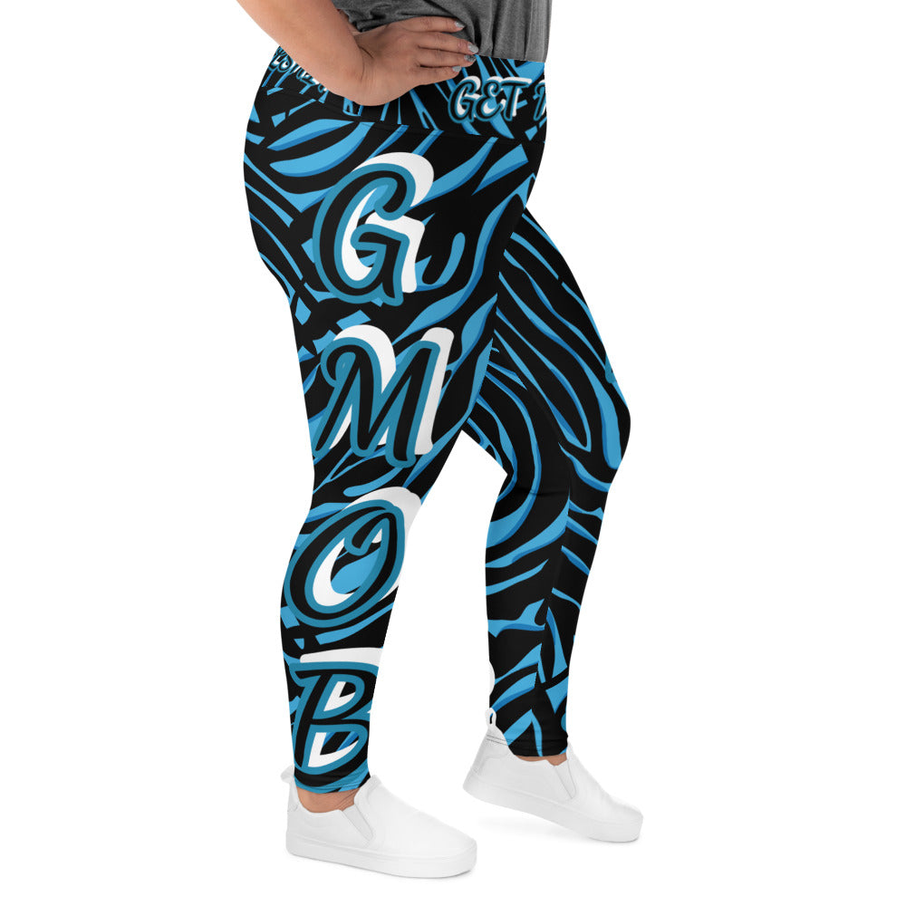 G.M.O.B. Women's True Blue Leggings G.M.O.B HipHop Clothing