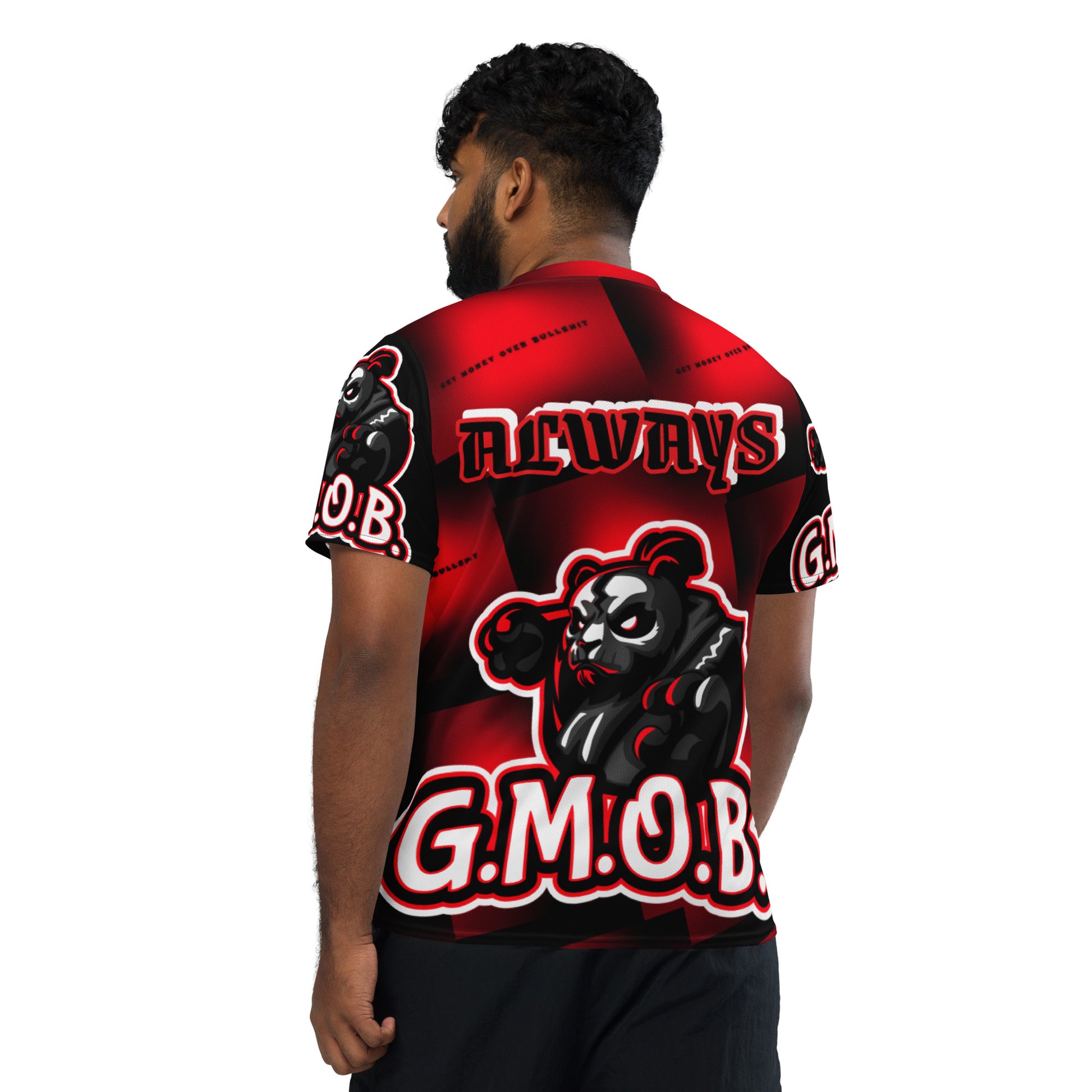 G.M.O.B. Big Bear Bang Sports Jersey G.M.O.B HipHop Clothing