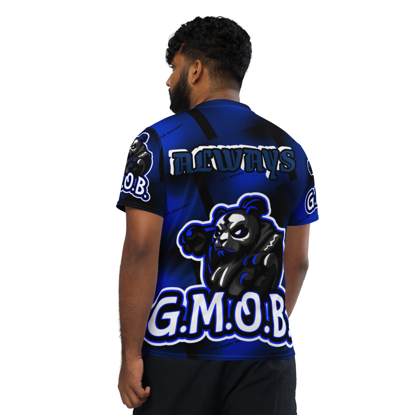 G.M.O.B. Big Bear Bang Sports Jersey G.M.O.B HipHop Clothing