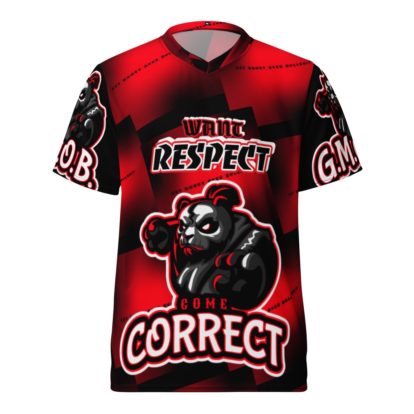 G.M.O.B. Big Bear Bang Sports Jersey G.M.O.B HipHop Clothing