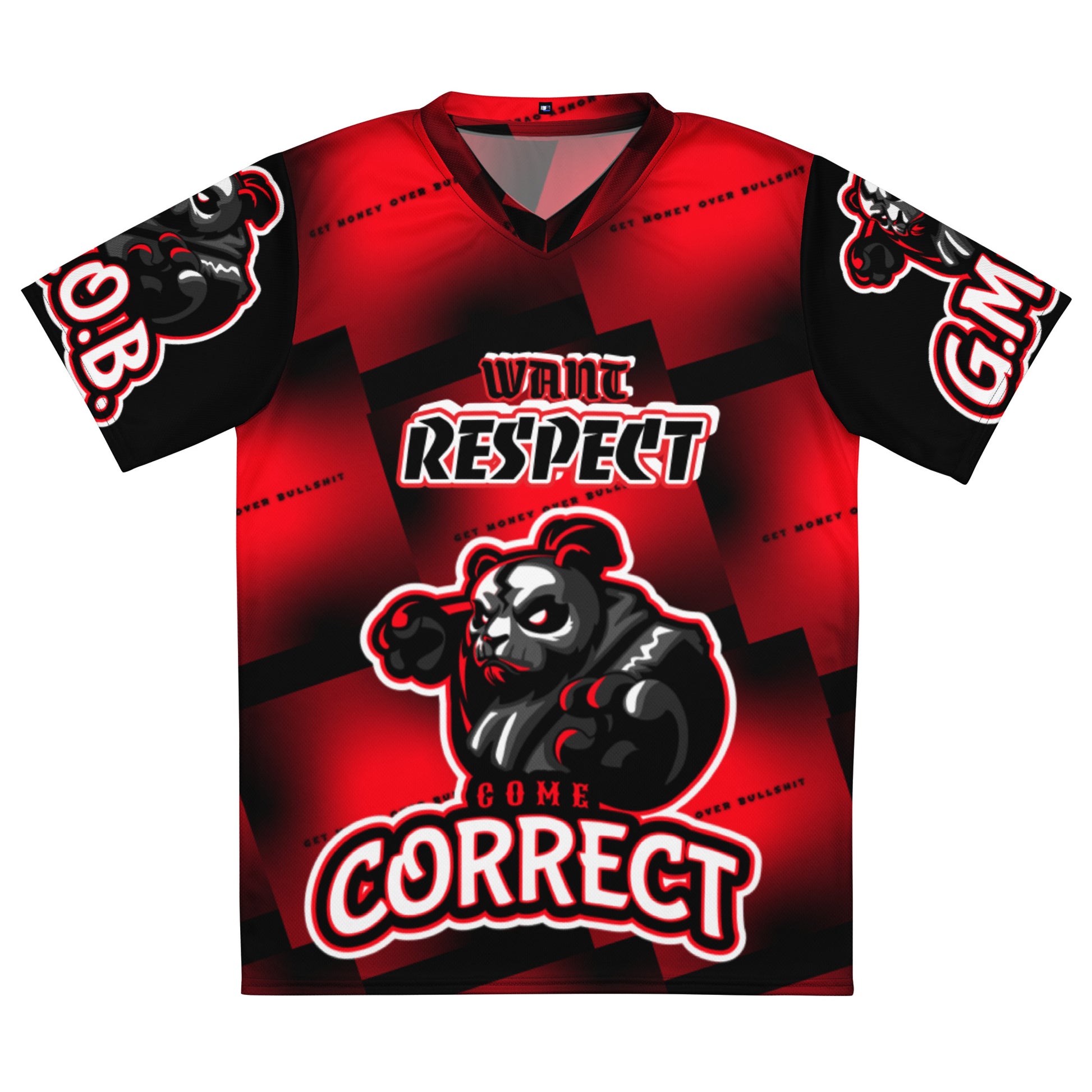 G.M.O.B. Big Bear Bang Sports Jersey G.M.O.B HipHop Clothing