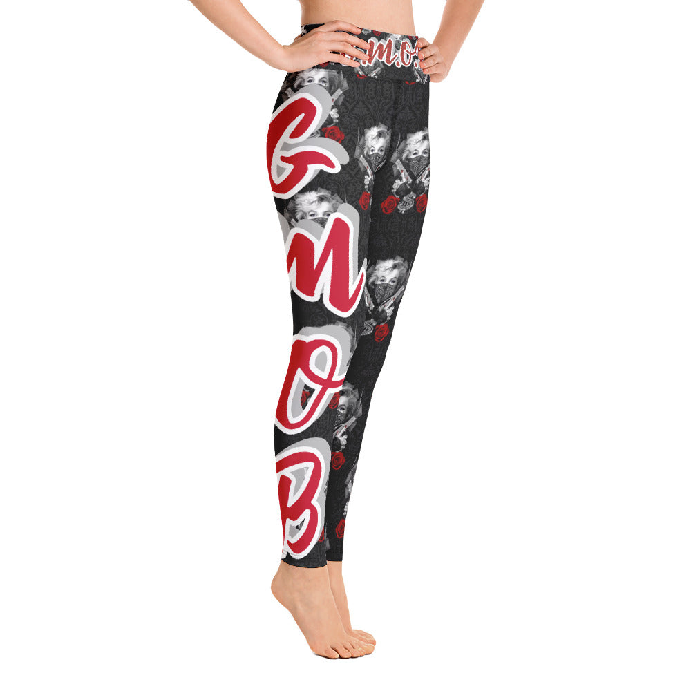 G.M.O.B. Women's Marilyn Monroe's Yoga Leggings G.M.O.B HipHop Clothing