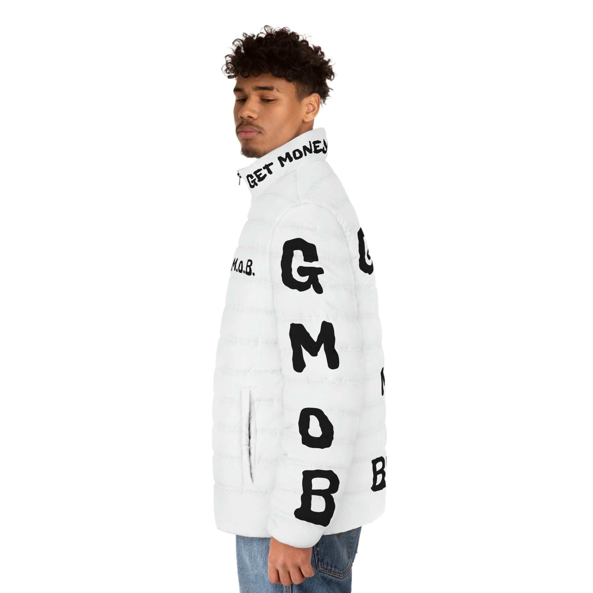 G.M.O.B. Men's Puffer Jacket Printify