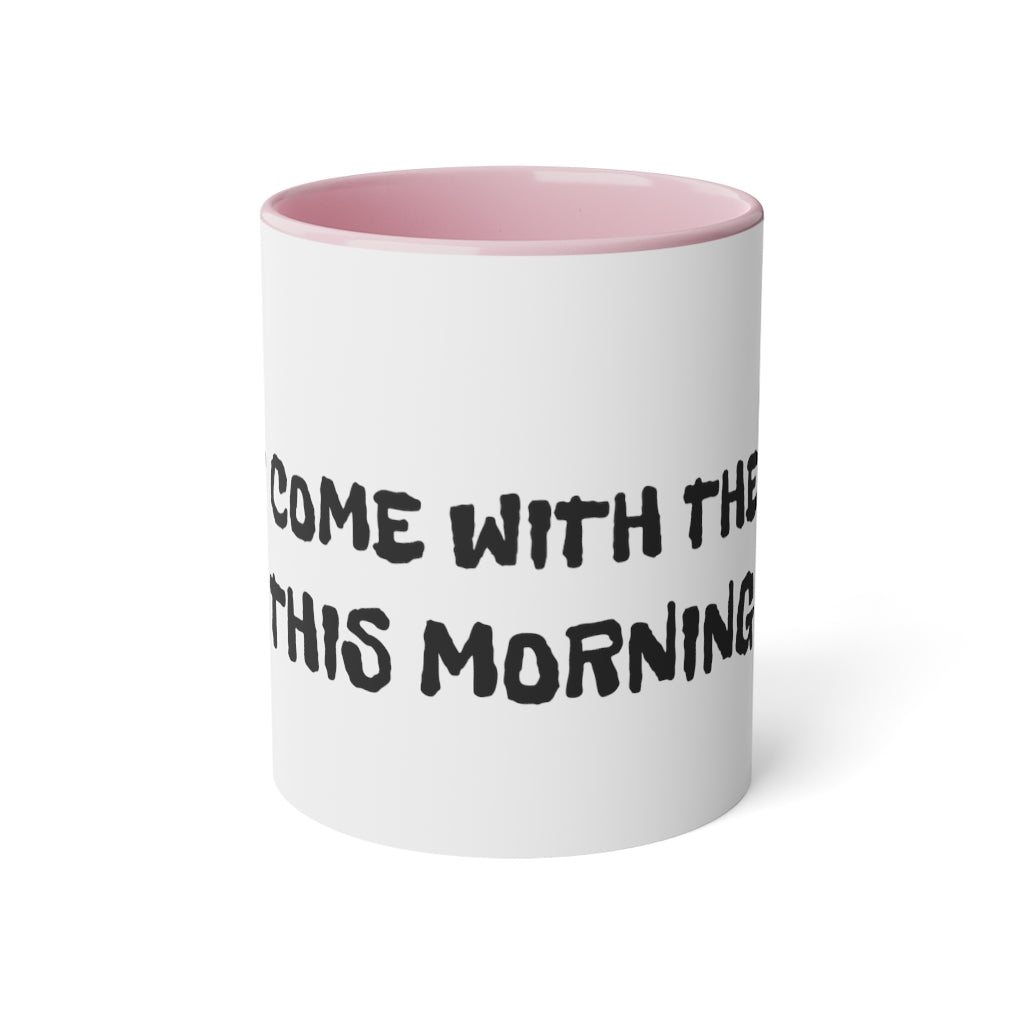 White Accent Mug, 11oz Printify