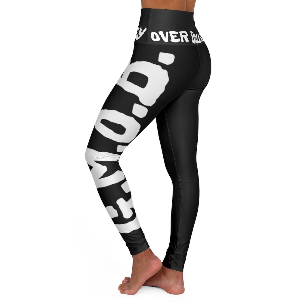 G.M.O.B. Women's High Waisted Yoga Leggings Printify