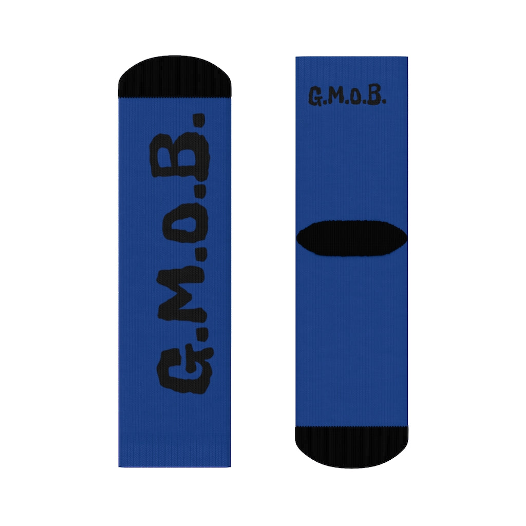 G.M.O.B. Crew Socks (BLUE) Printify