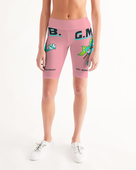 G.M.O.B. Women's Blow Fish Mid-Rise Bike Shorts G.M.O.B HipHop Clothing