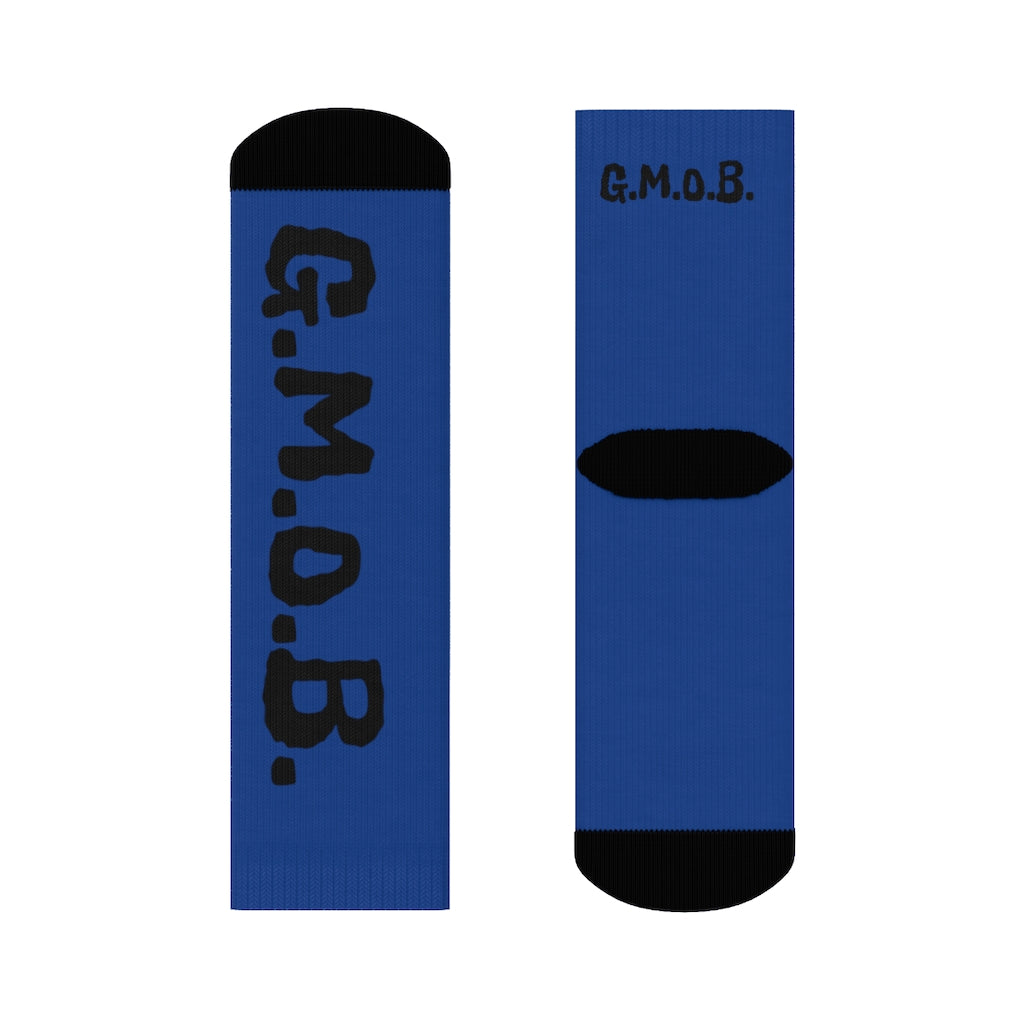 G.M.O.B. Crew Socks (BLUE) Printify