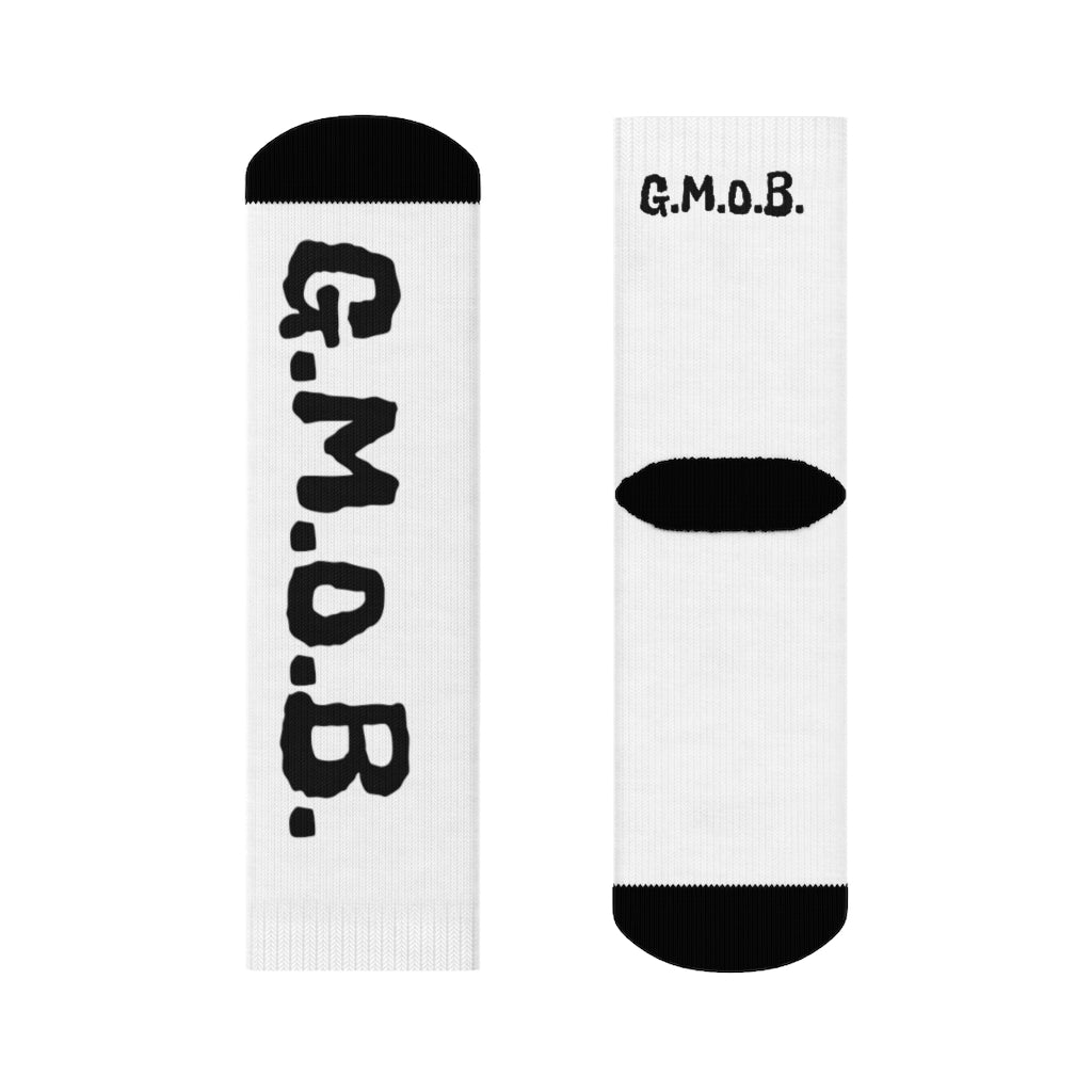 G.M.O.B. Crew Socks (WHITE) Printify