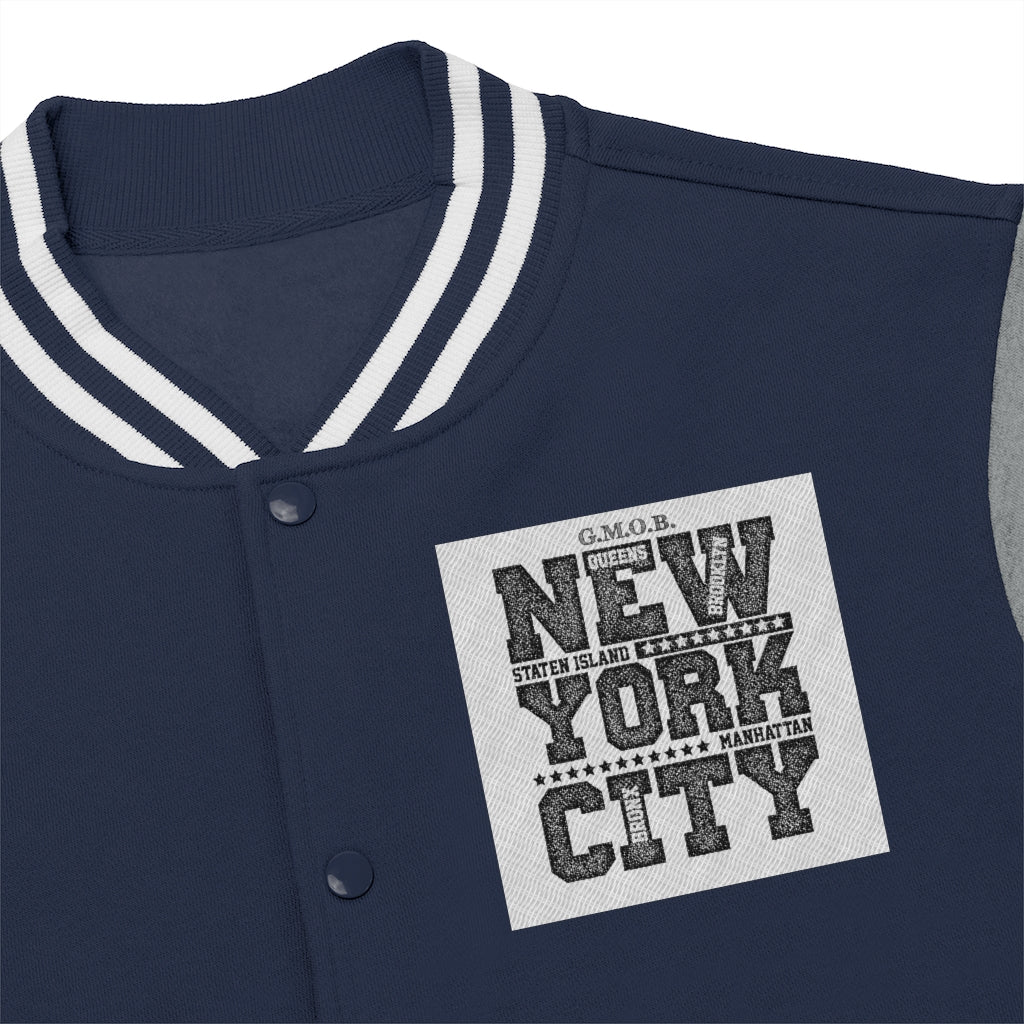 G.M.O.B. Men's NEW YORK Varsity Jacket Printify