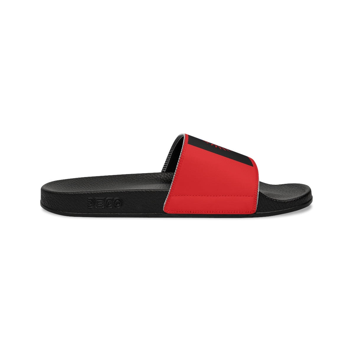 G.M.O.B. Men's Slide Sandals (RED) Printify