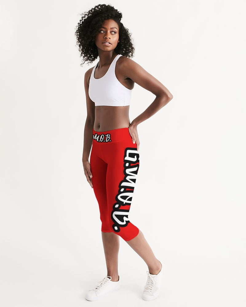 G.M.O.B. LOVE'S Women's Mid-Rise Capri G.M.O.B HipHop Clothing