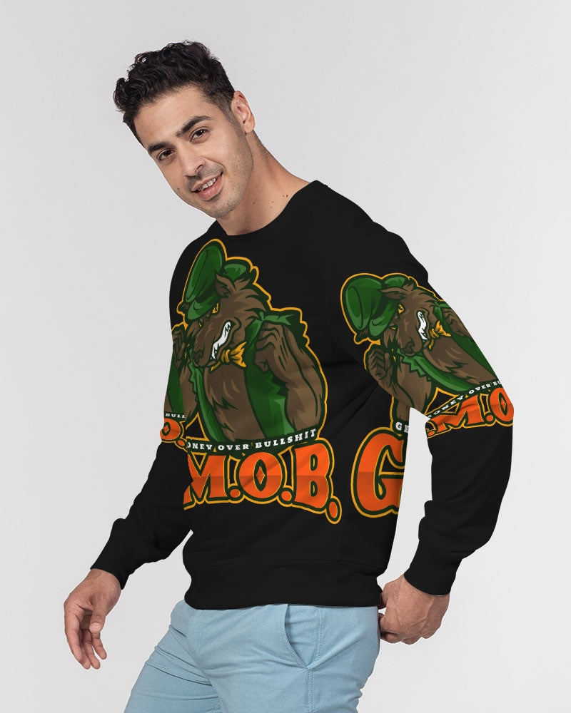 G.M.O.B. Men's Big Wolf Sweater Pullover G.M.O.B HipHop Clothing