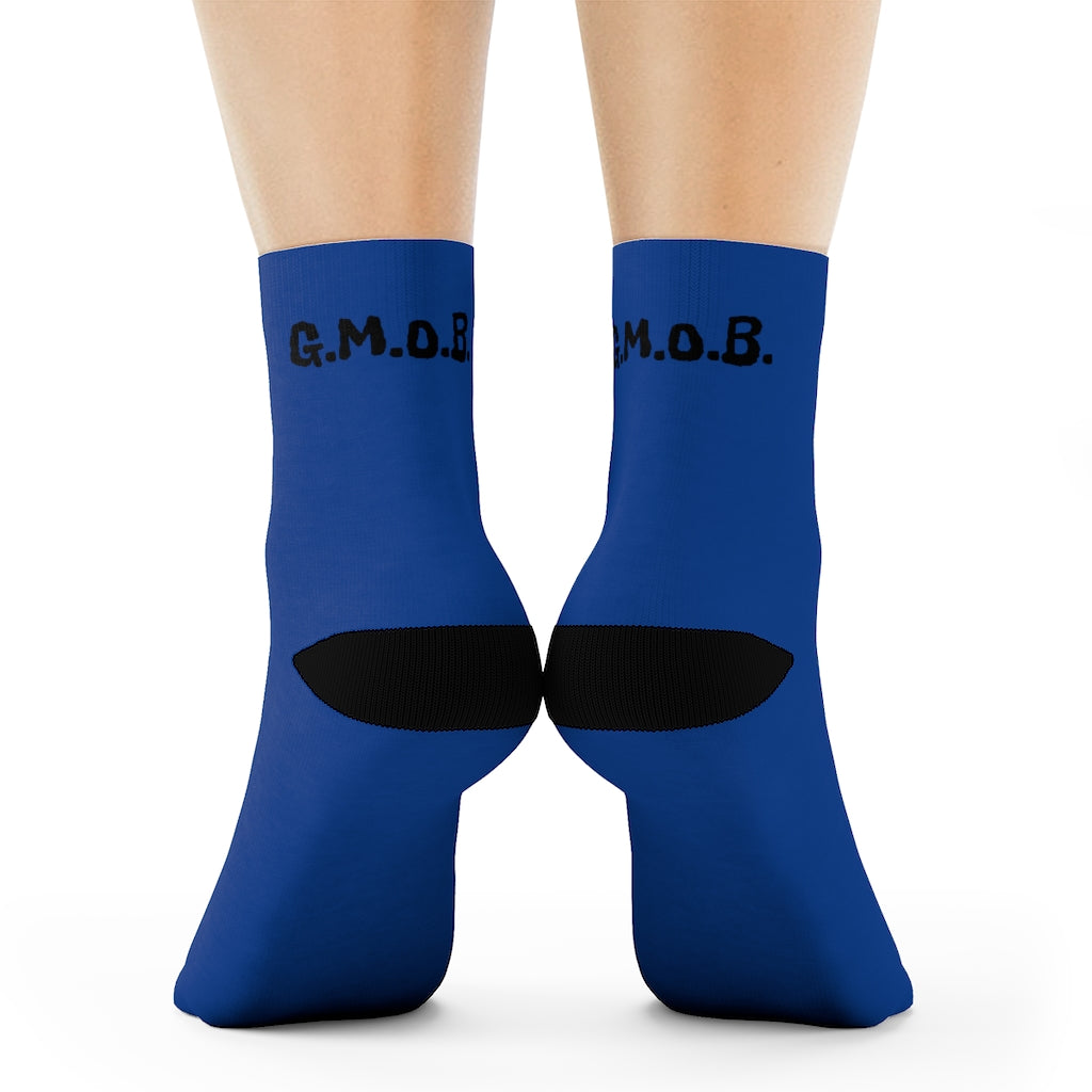 G.M.O.B. Crew Socks (BLUE) Printify