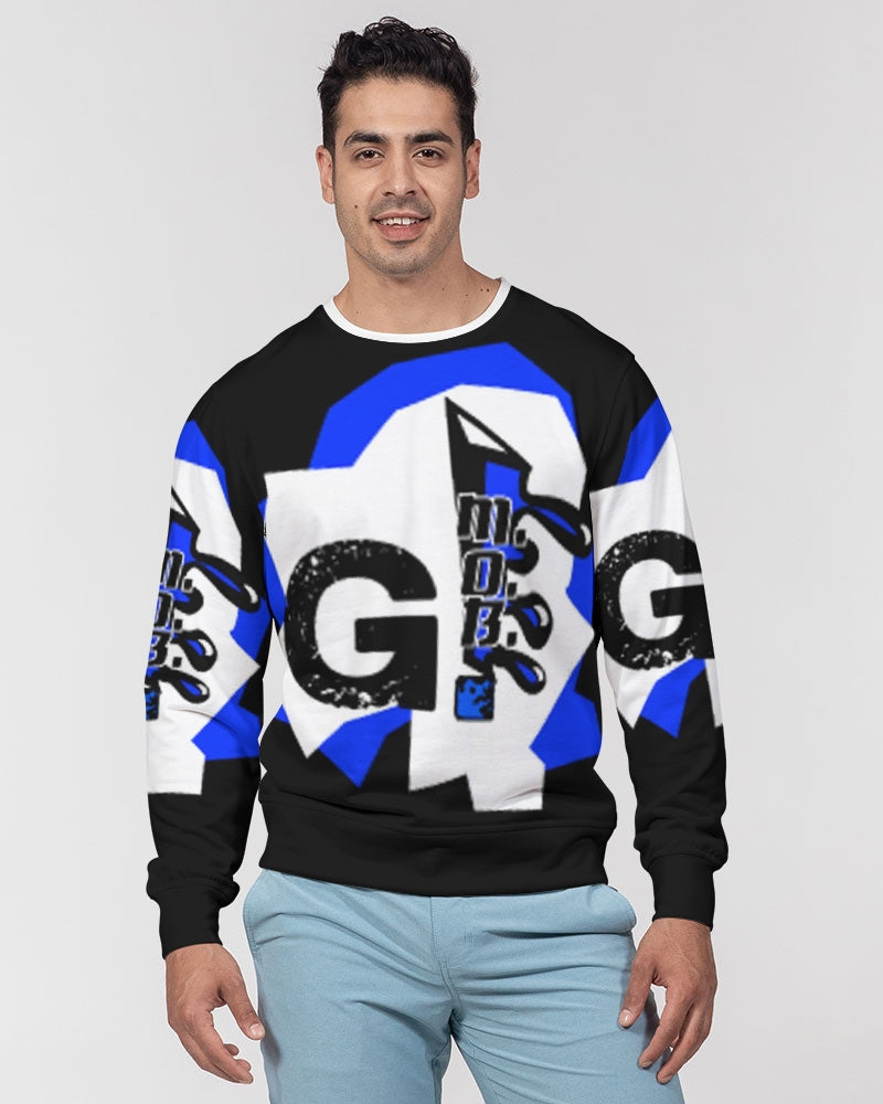 G.M.O.B. Men's Graphics Crewneck Pullover G.M.O.B HipHop Clothing