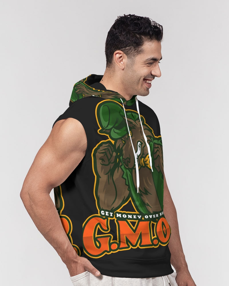 G.M.O.B. Men's Big Bad Wolf Sleeveless Hoodie G.M.O.B HipHop Clothing