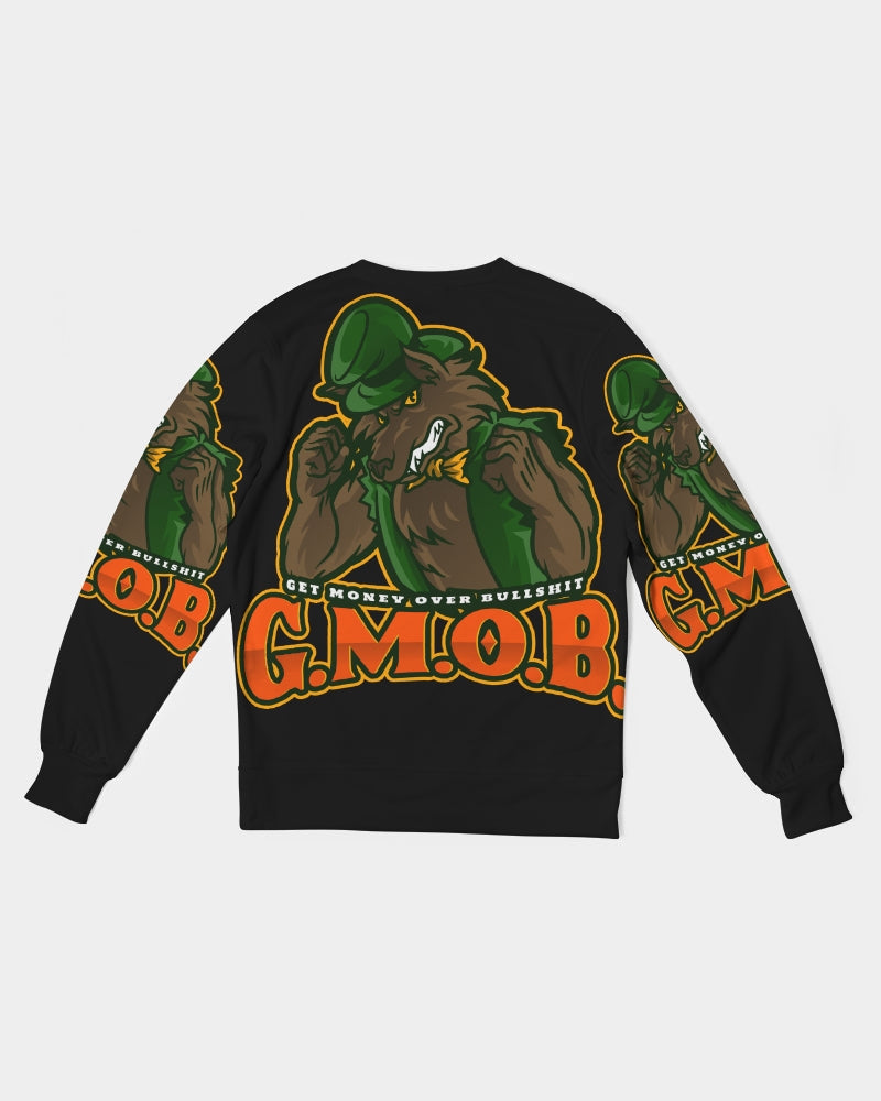 G.M.O.B. Men's Big Wolf Sweater Pullover G.M.O.B HipHop Clothing