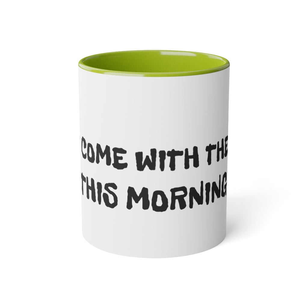 White Accent Mug, 11oz Printify