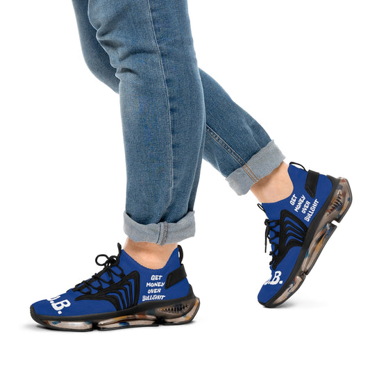 G.M.O.B. Men's & Women's Mesh Sports Sneakers (BLUE) Printify